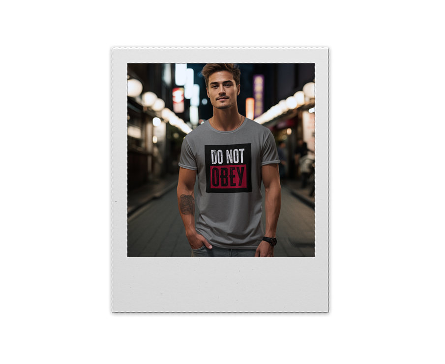 Do Not Obey - Men's Raglan T-Shirt